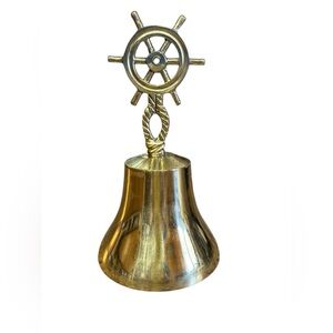 Captain's Call Bell Nautical Wheel Sailing